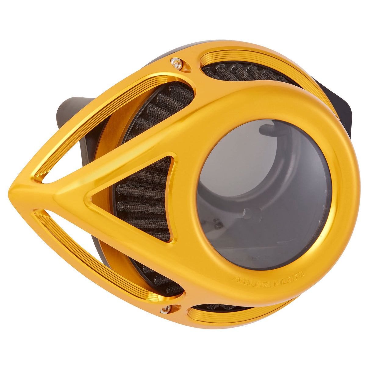 Clear Tear Air Cleaner, Gold - 24+ Touring Air Cleaner Arlen Ness
