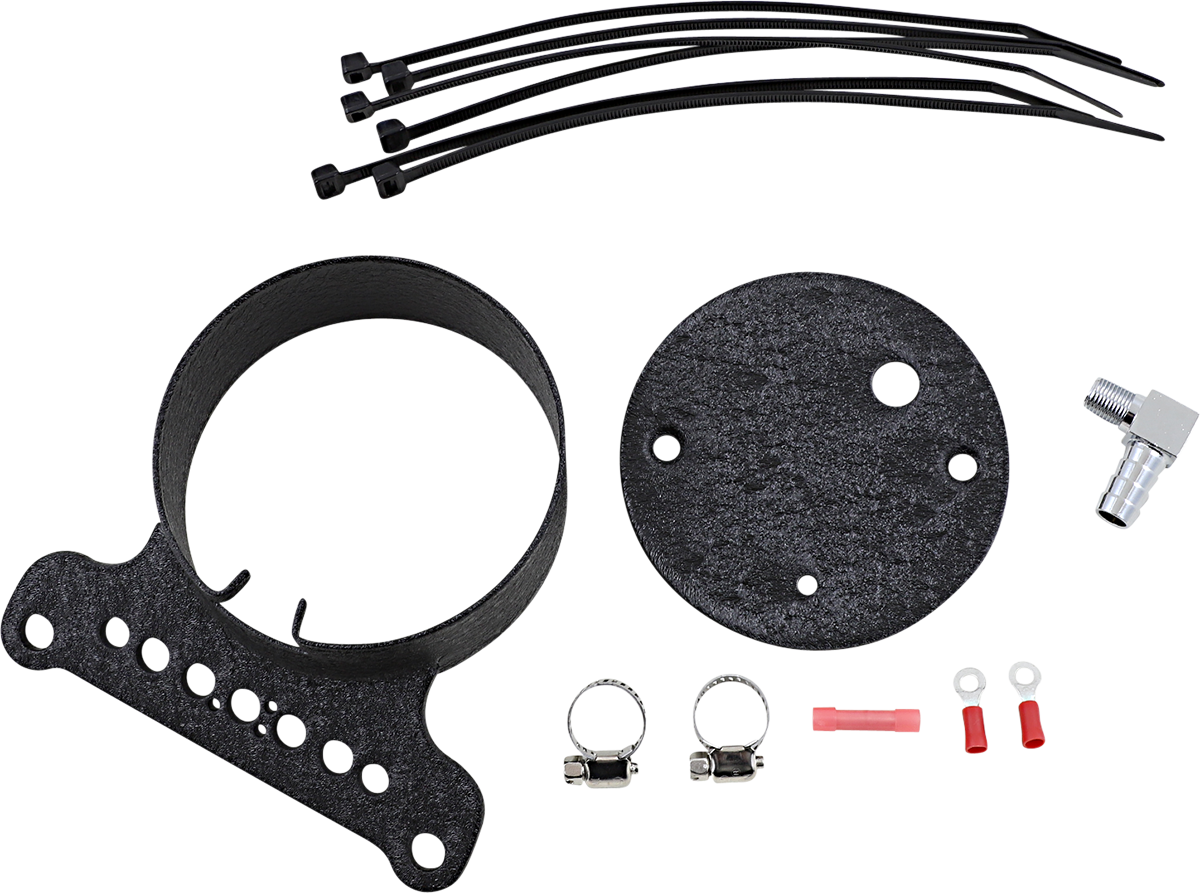 Single Gauge Bracket Gauge Mount Drag Specialties Black