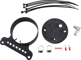 Single Gauge Bracket Gauge Mount Drag Specialties Black