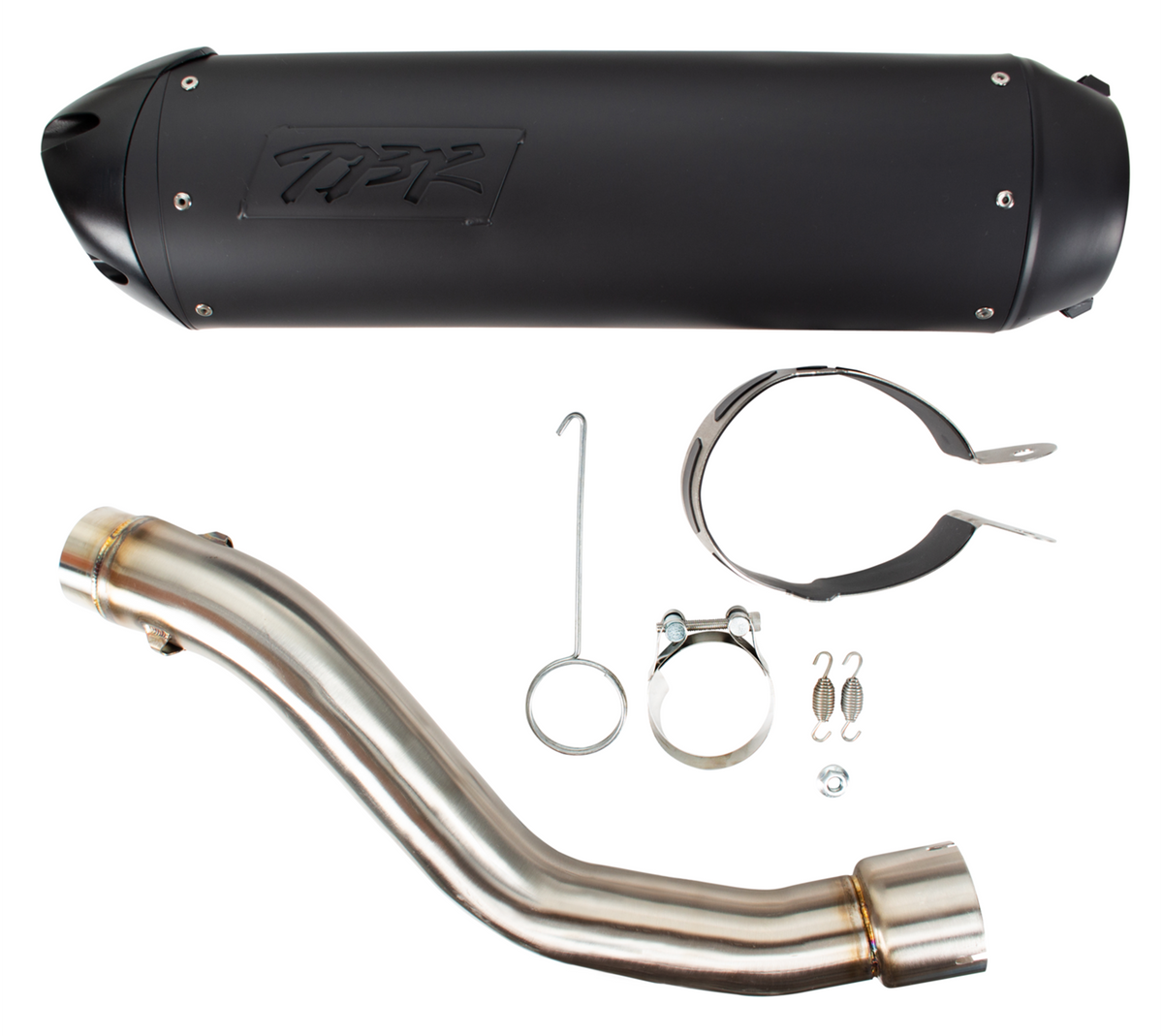 TBR Black Slip-on Pan America RA21-up Slip-On Exhaust Two Brothers Racing