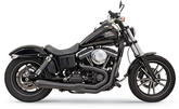 Road Rage II Mega Power 2:1 Systems - Dyna Full Exhaust System Bassani Xhaust Black