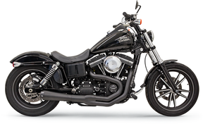 Road Rage II Mega Power 2:1 Systems - Dyna Full Exhaust System Bassani Xhaust Black