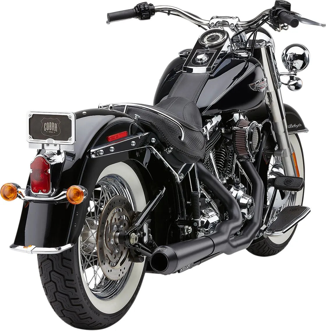 El Diablo 2:1 Exhaust System - Softail Full Exhaust System Cobra