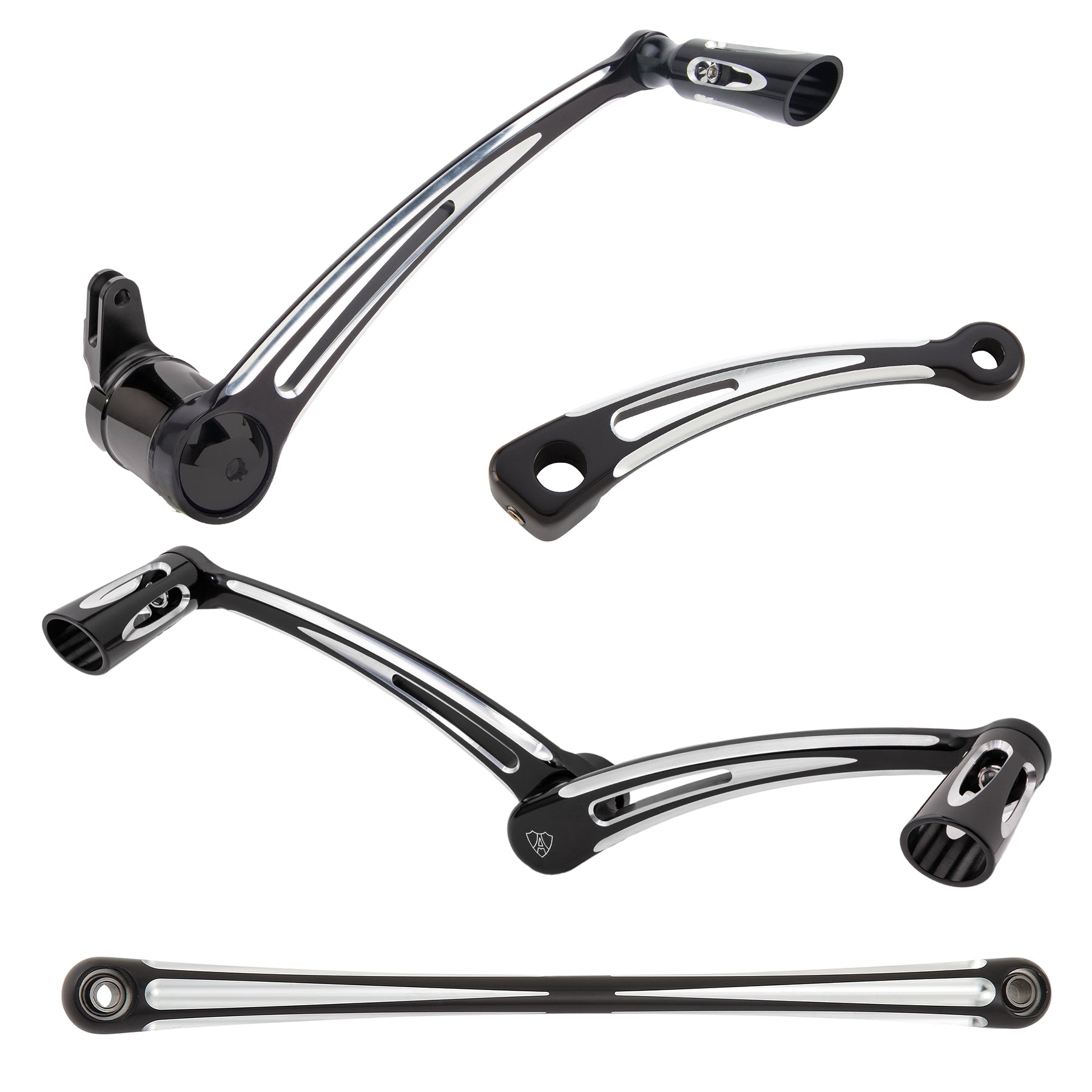 Deep Cut® Heel/Toe Foot Control Kit, Black - Touring Foot Control Kit Arlen Ness
