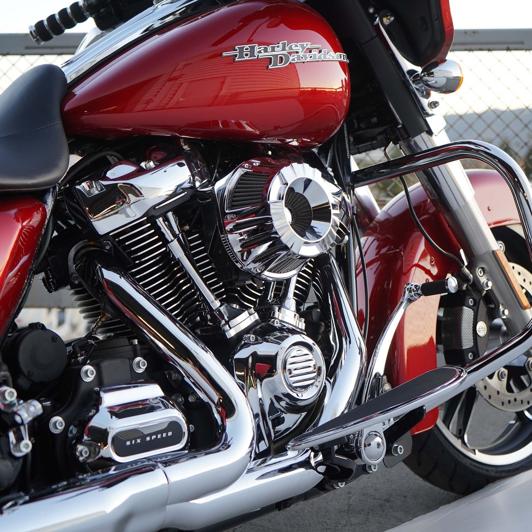 Deep Cut® Inverted Series Air Cleaner, Chrome - 24+ Touring Air Cleaner Arlen Ness