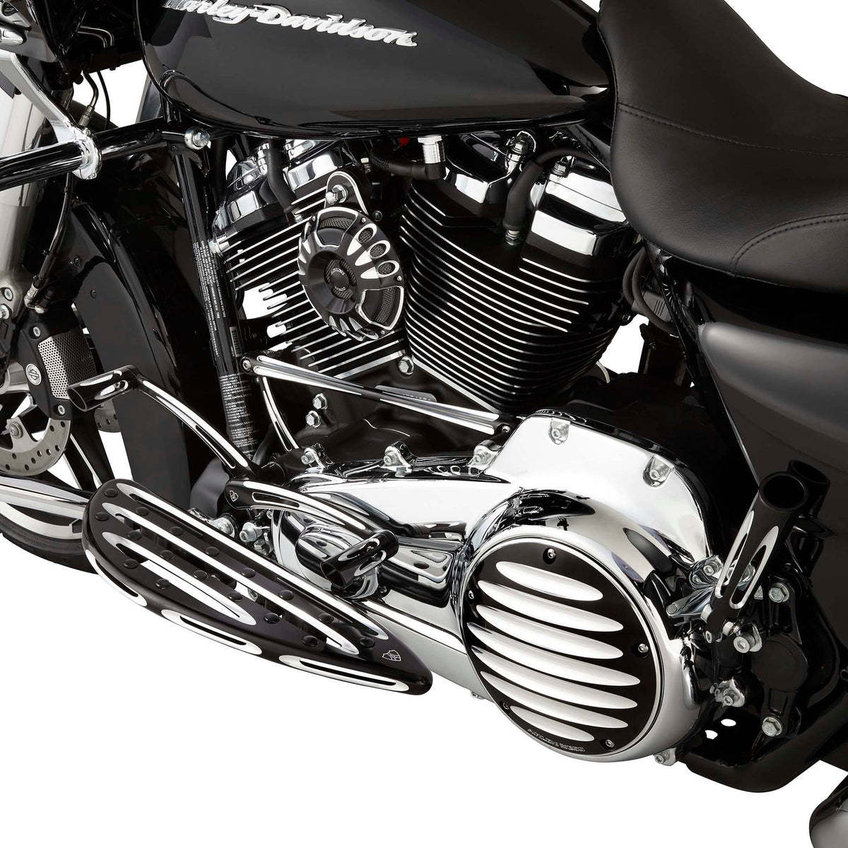 Deep Cut® Floorboards, Black - 18+ Softail Floorboards Arlen Ness