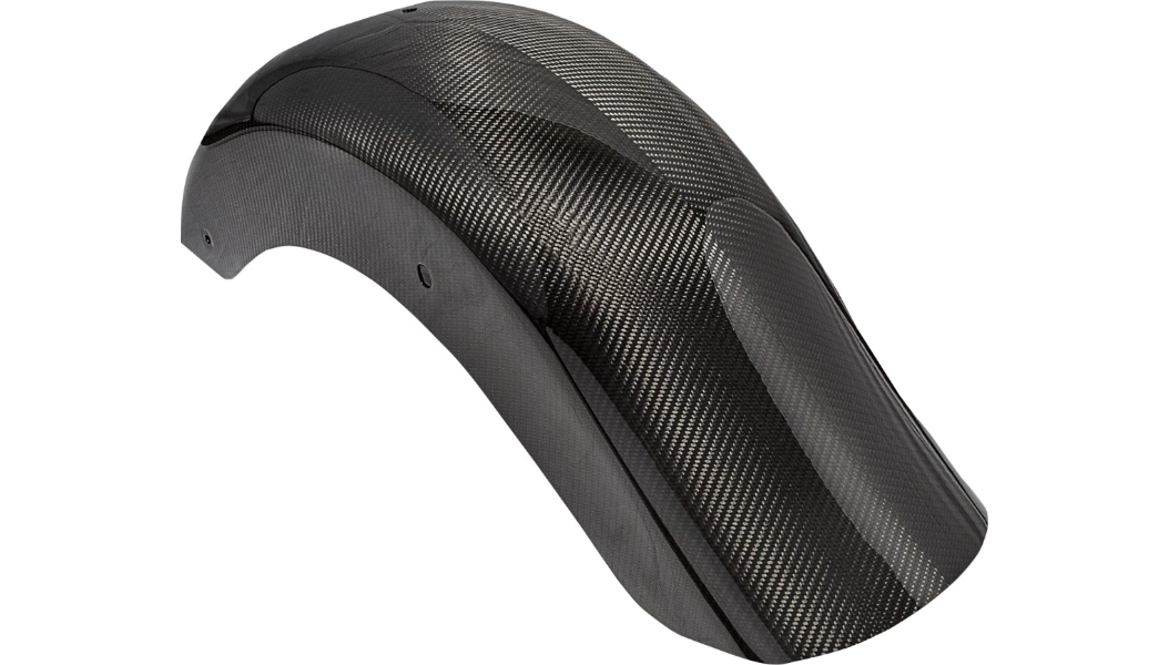 Carbon Fiber Rear Fender - Touring Rear Fender Slyfox Performance Gloss