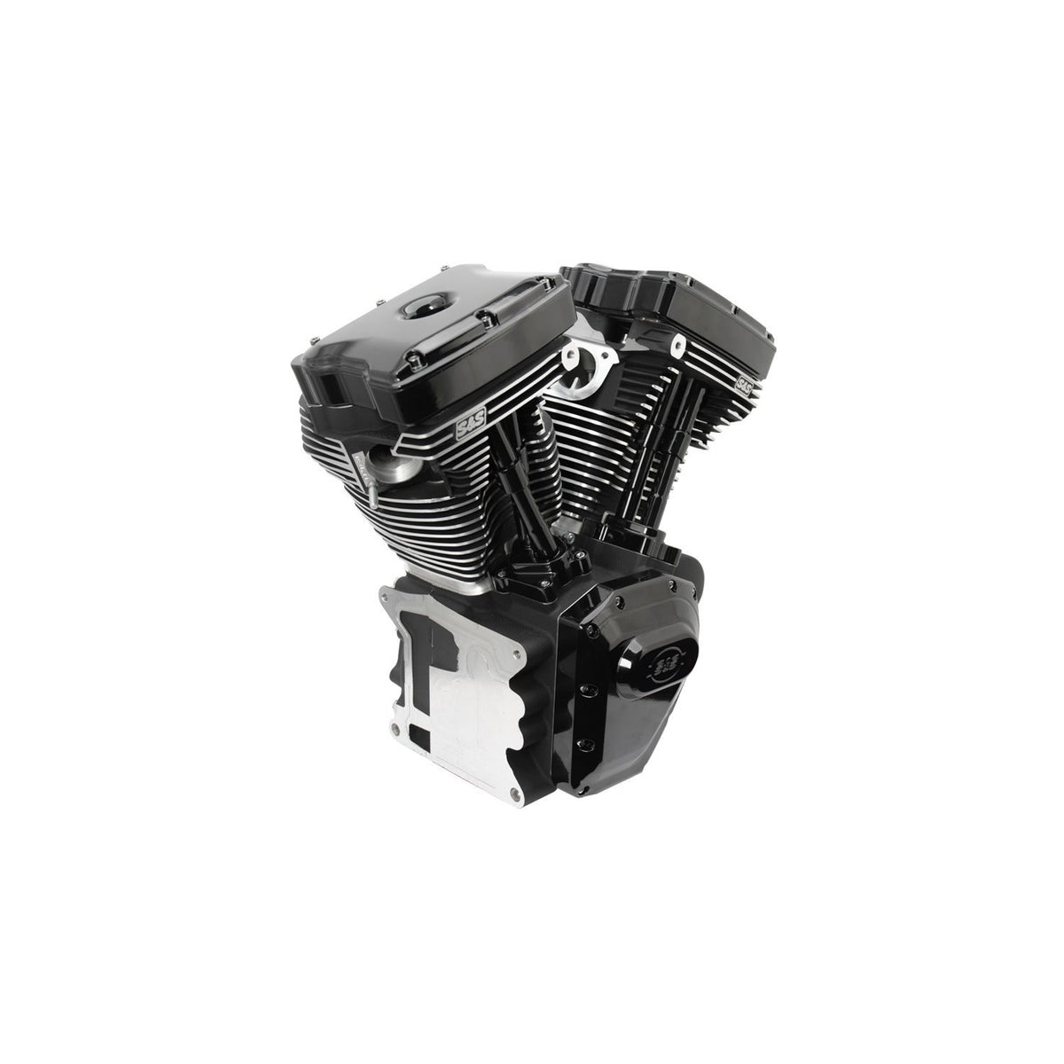 T124 Long Block Engine, Black Edition - 06-17 Dyna Complete Engine S&S Cycle