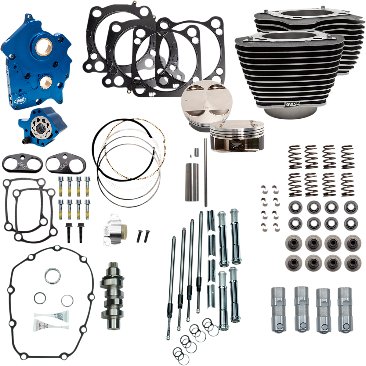 Power Package 107CI To 124CI - Milwaukee 8 Big Bore Kits S&S Cycle