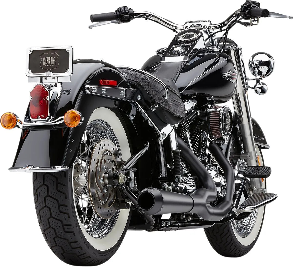 El Diablo 2:1 Exhaust System - Softail Full Exhaust System Cobra