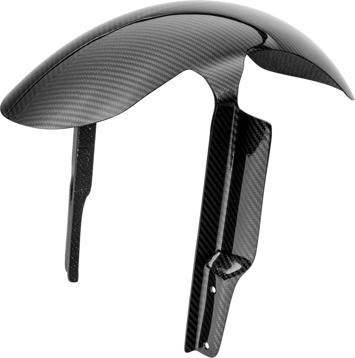 Front Fender, Carbon Gloss - 17-22 Touring Front Fender Slyfox Performance