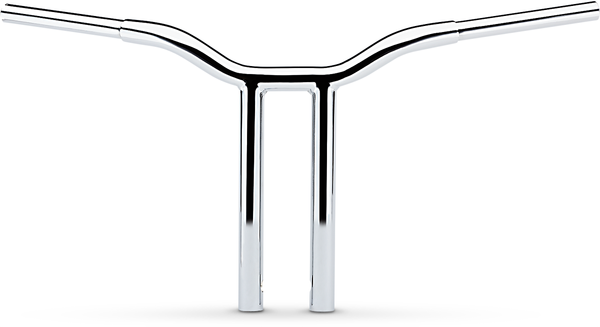 1-Piece Kage Fighter T-Bar Handlebar LA Choppers Chrome 14"