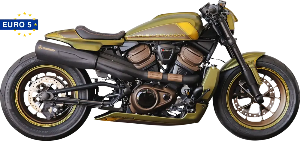 Explorer 2:1 Exhaust System - 21+ Sportster S Full Exhaust System Kesstech