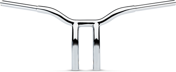 1-Piece Kage Fighter T-Bar With Pullback Handlebar LA Choppers Chrome 10"