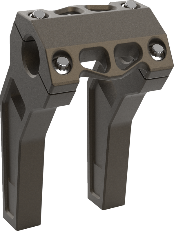 Performance Risers PullBack Risers LA Choppers Bronze 6" 1"