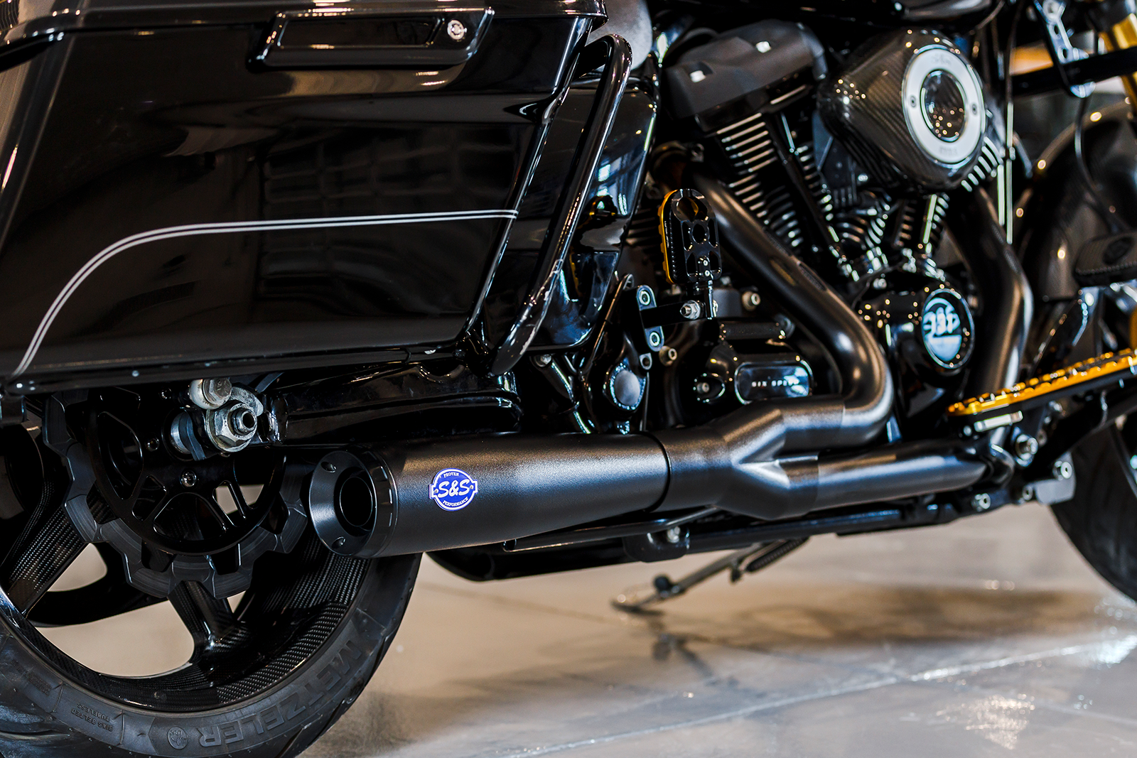 Diamondback 2-1 Exhaust System - 17+ Touring Full Exhaust System S&S Cycle