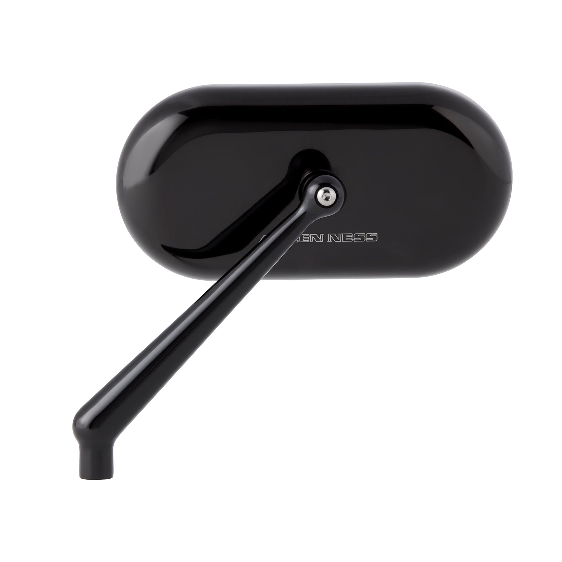 Forged Oval Mirros Mirrors Arlen Ness Black Left