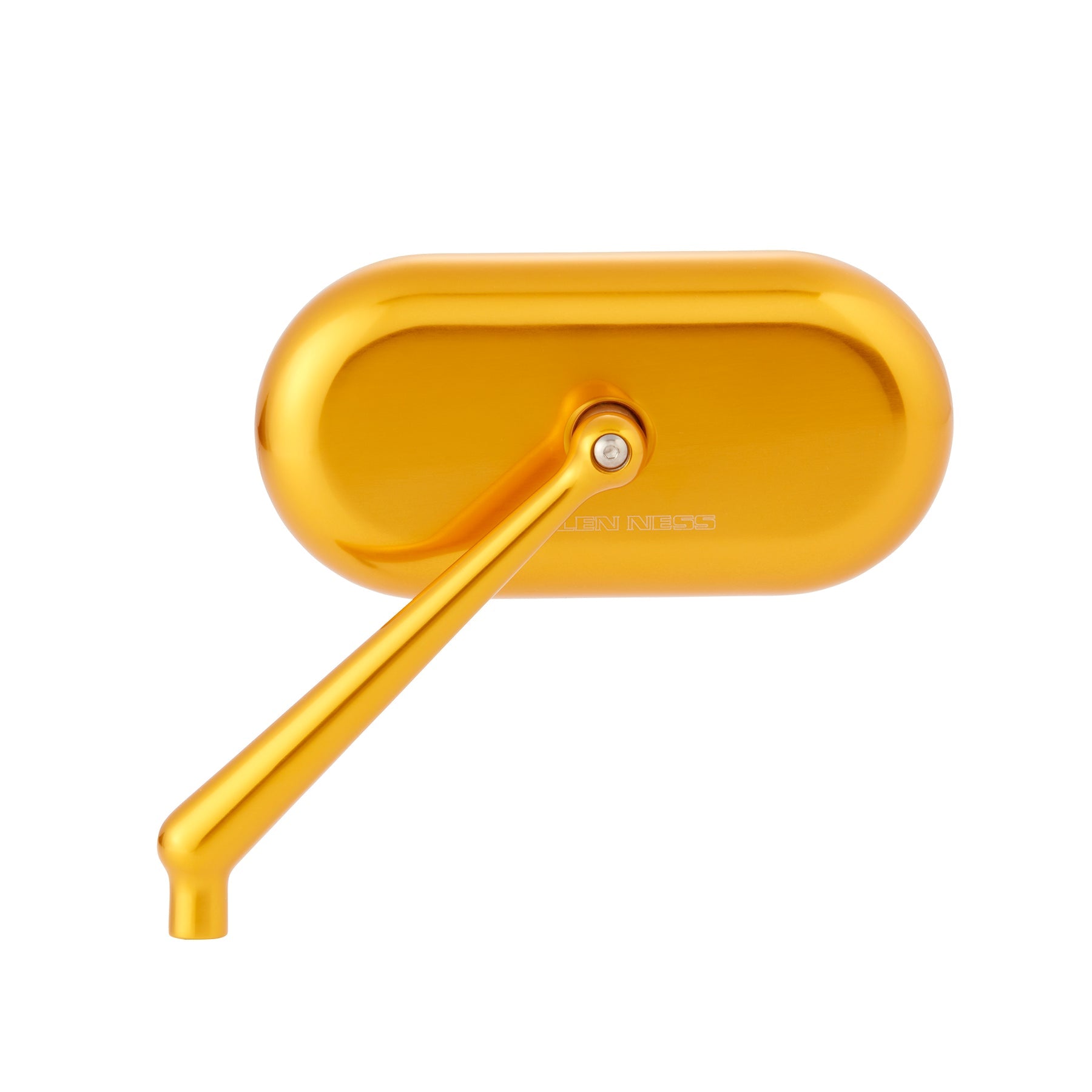 Forged Oval Mirros Mirrors Arlen Ness Gold Left