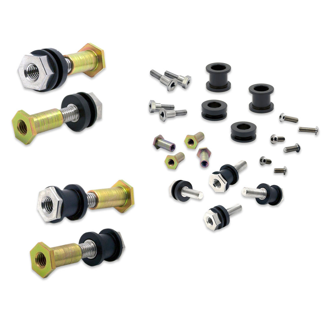 EZ Bag Mounts - Dyna Saddlebag Bracket Alloy Art