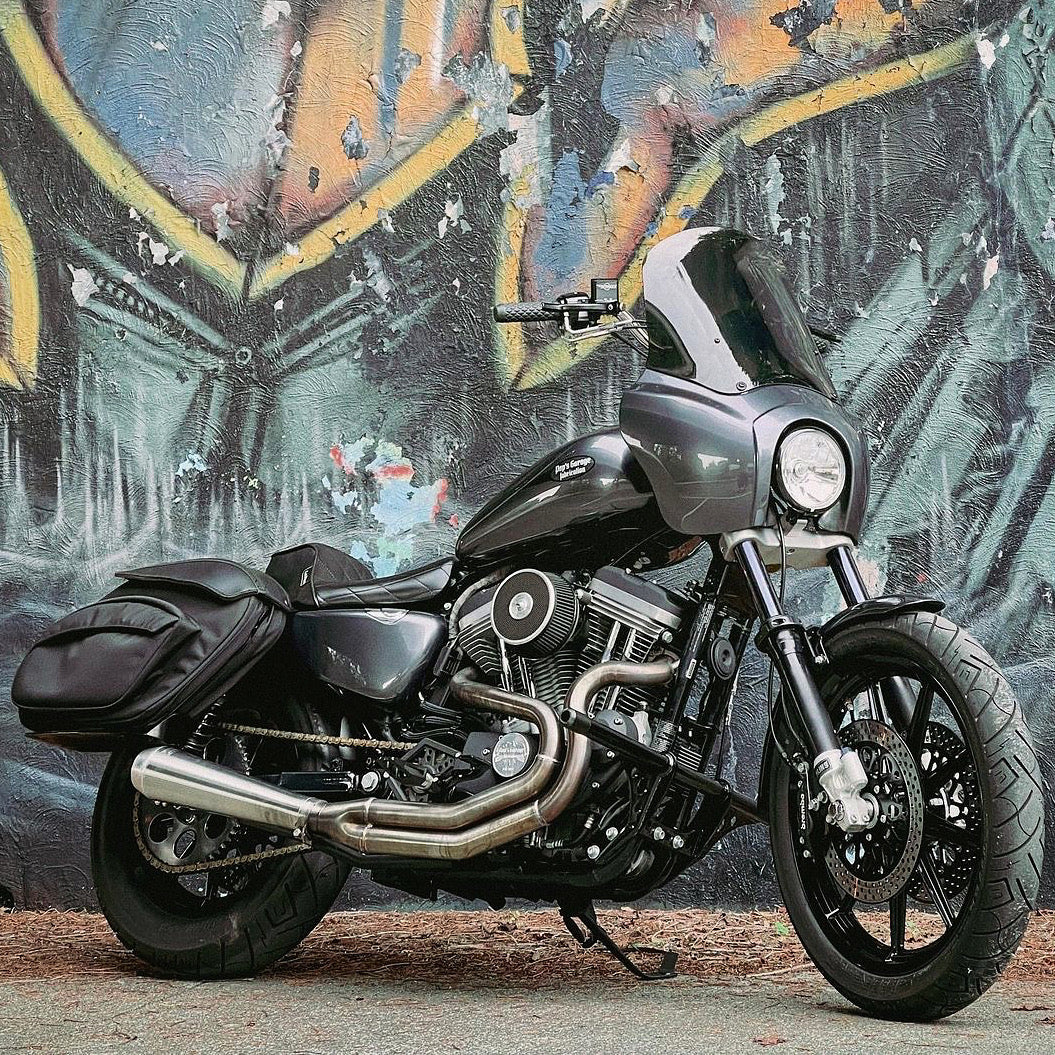 Retro Series V3 Saddlebags - Sportster Saddlebags Leather Pros
