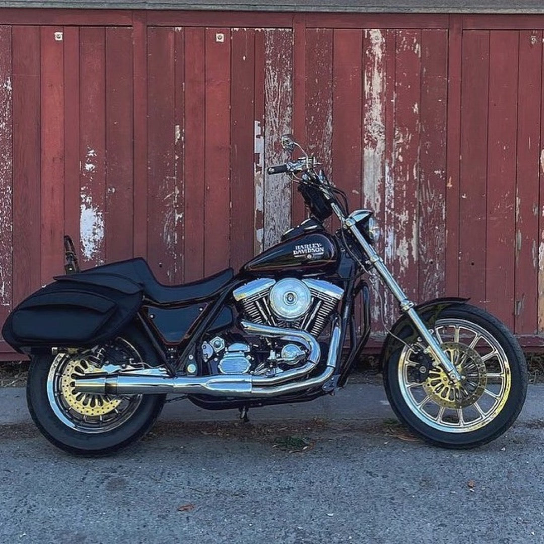 Retro Series V3 Saddlebags - FXR Saddlebags Leather Pros