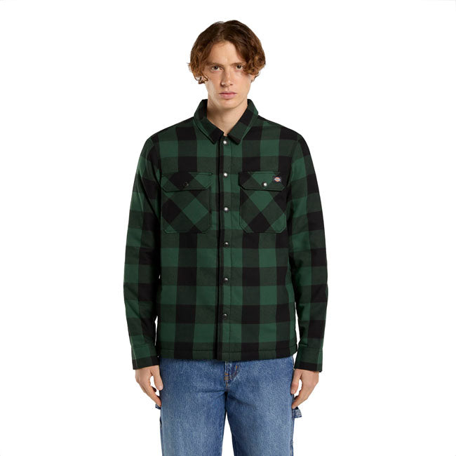 Lined Sacramento Shirt, Pine Needle Green Shirt Dickies