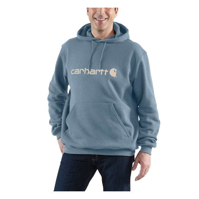 Signature Logo Hoodie, Cloud Heather Hoodie Carhartt