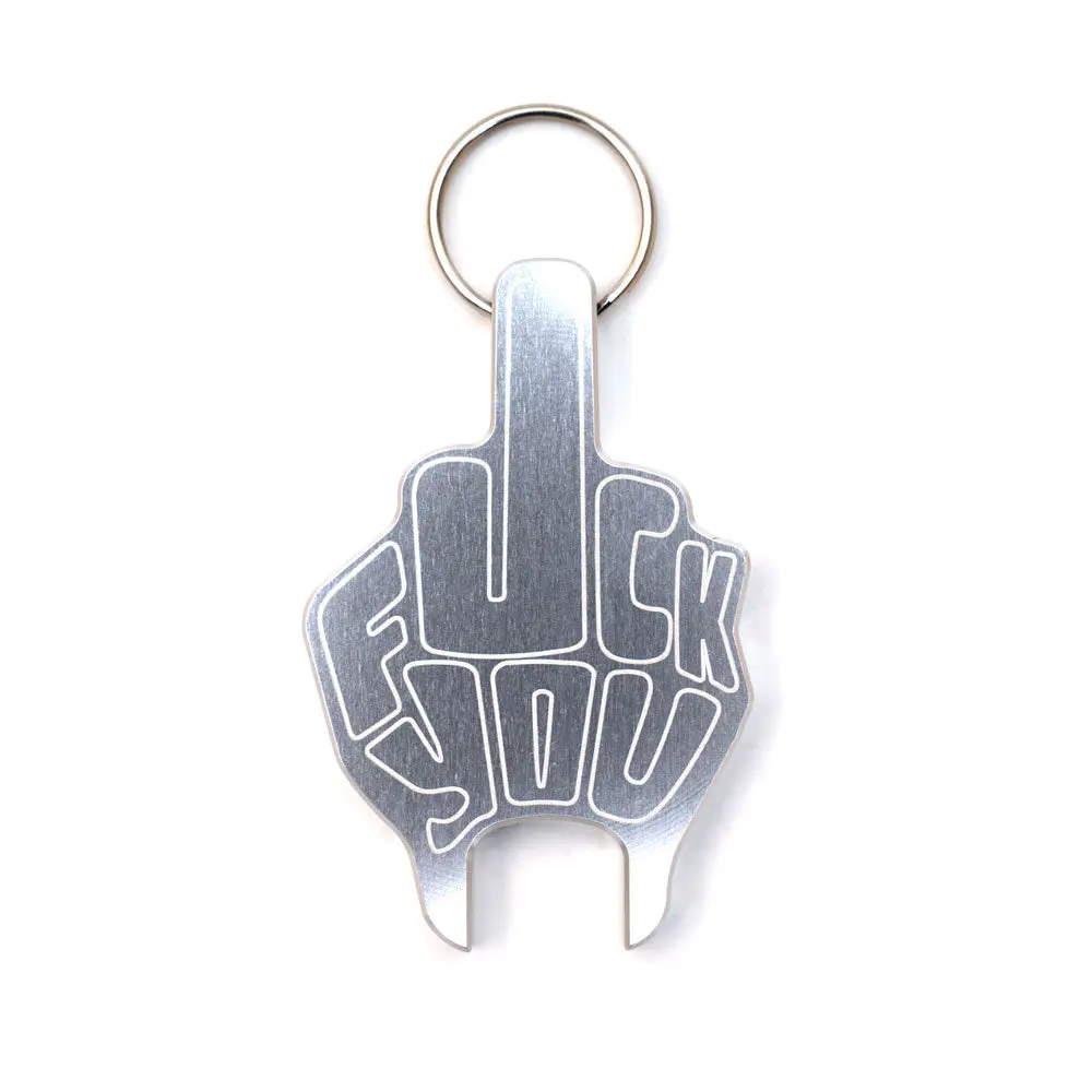 FU Key Chain!, Clear Key Chain San Diego Customs