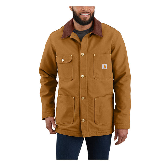 Firm Duck Chore Coat, Brown Vest Carhartt