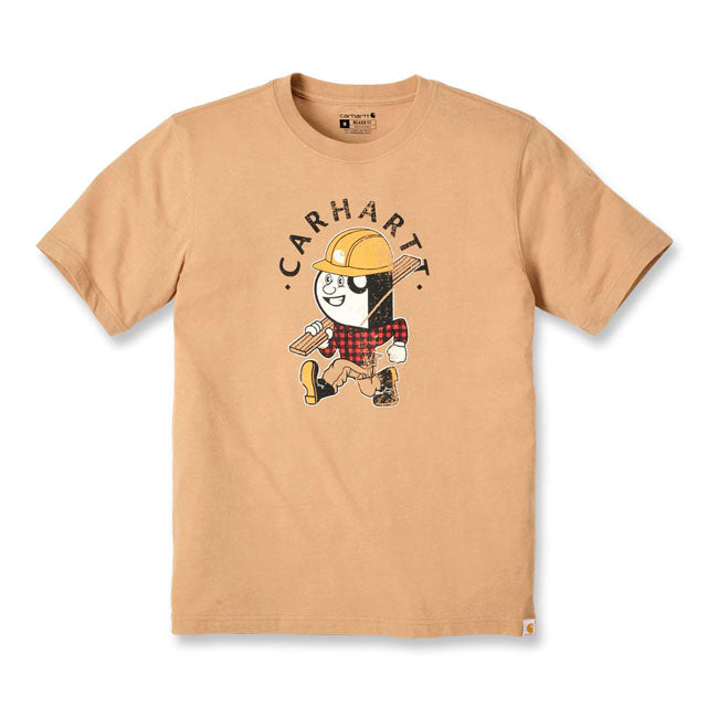 Carpenter Graphic T Shirt, Hickory Nut Heather T-Shirt Carhartt