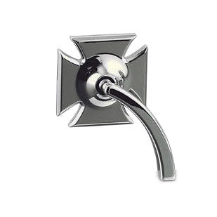 Maltese Cross Right Mirror, Polished Mirrors Kustom Tech