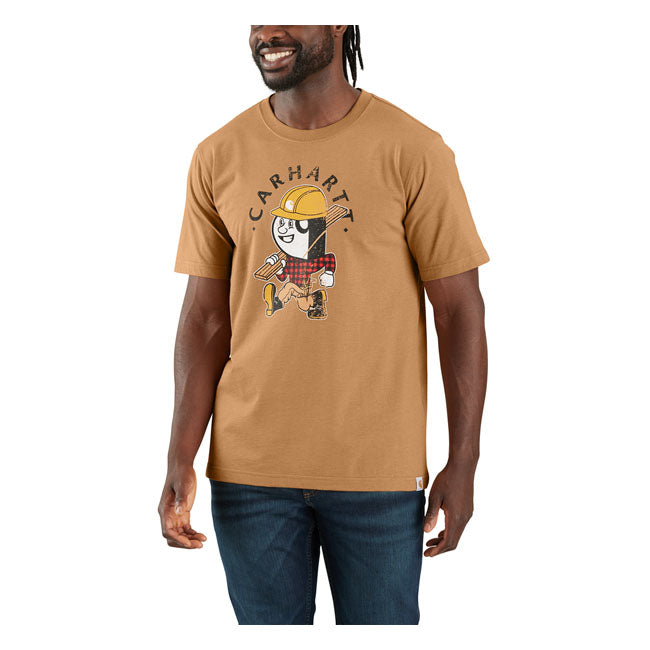 Carpenter Graphic T Shirt, Hickory Nut Heather T-Shirt Carhartt