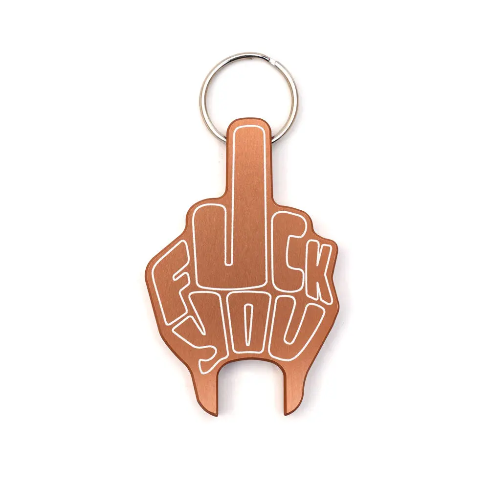 FU Key Chain!, Bronze Key Chain San Diego Customs