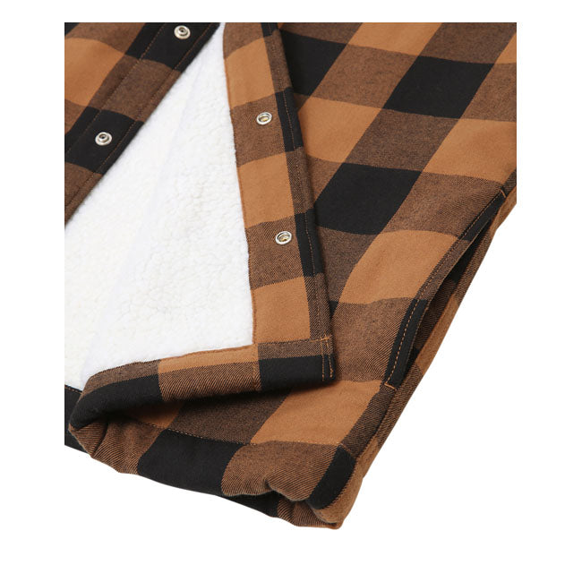 Lined Sacramento Shirt, Brown Duck Shirt Dickies