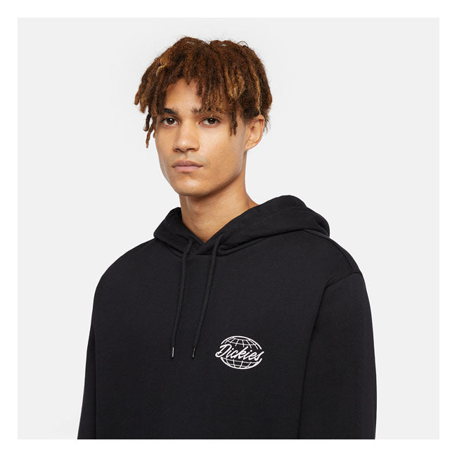 Globe Hoodie, Black Hoodie Dickies