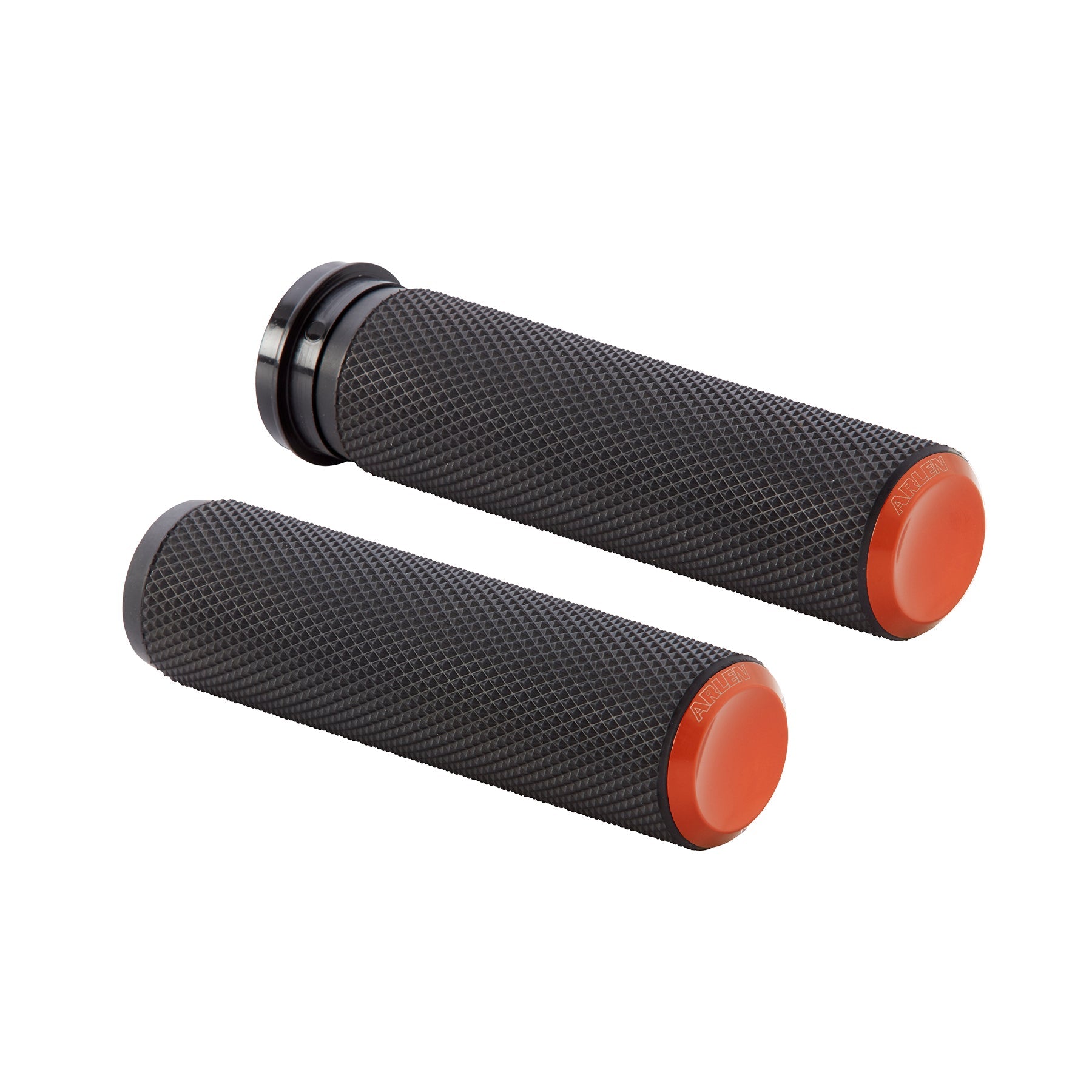 Knurled Grips Grips Arlen Ness Orange Throttle-By-Wire