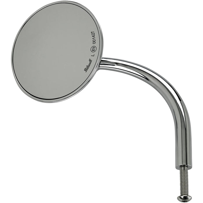 Utility Mirror Round CE Perch Mount Mirrors Biltwell Inc. Chrome Single