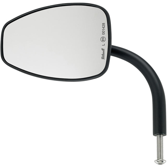 Utility Mirror Teardrop CE Perch Mount Mirrors Biltwell Inc. Black Single
