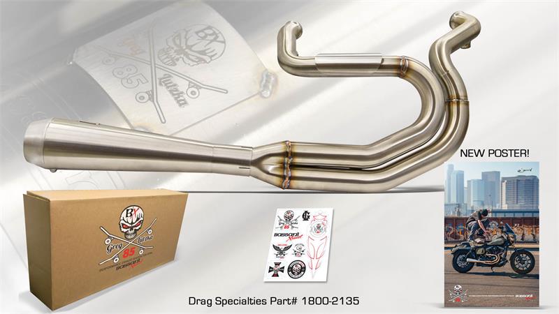 Greg Lutzka Limited Edition 2:1 Exhaust System - Dyna Full Exhaust System Bassani Xhaust