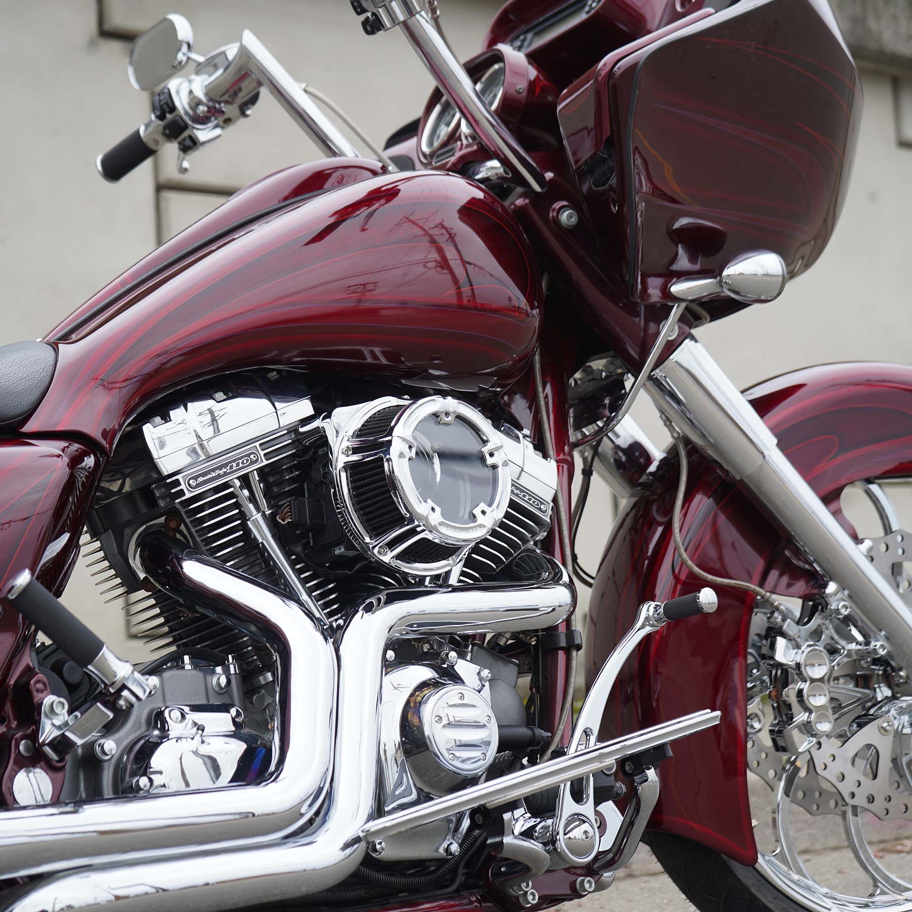 Method® Air Cleaner, Chrome - 24+ Touring Air Cleaner Arlen Ness