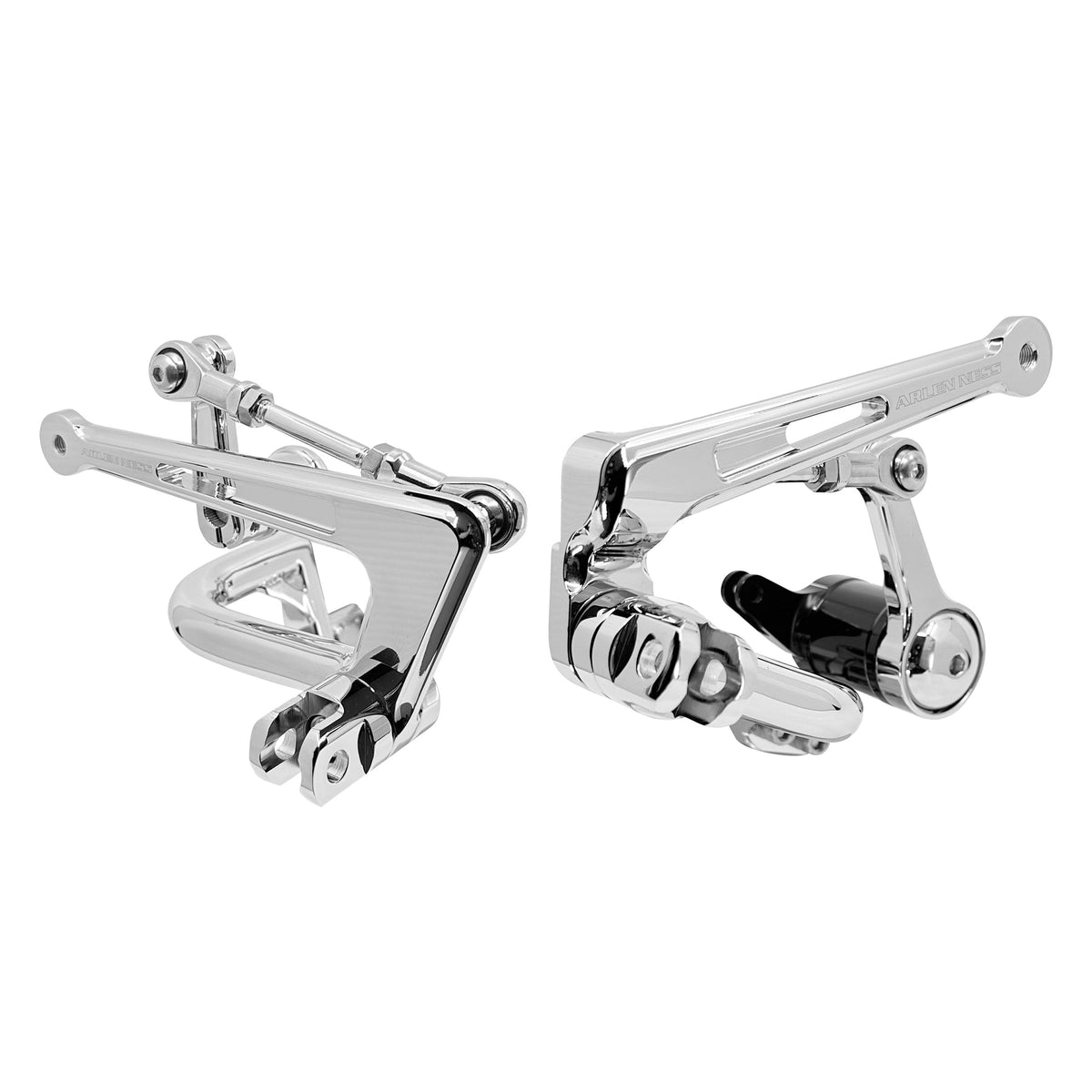 Mid Control Kit, Bagger Chrome - 00-07 Touring Mid Controls Arlen Ness