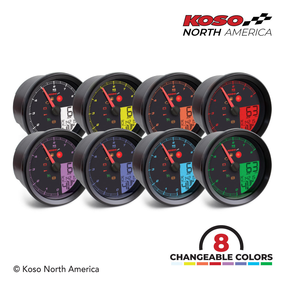 HD-04 - 4" Multifunction Meter Gauges Koso North America
