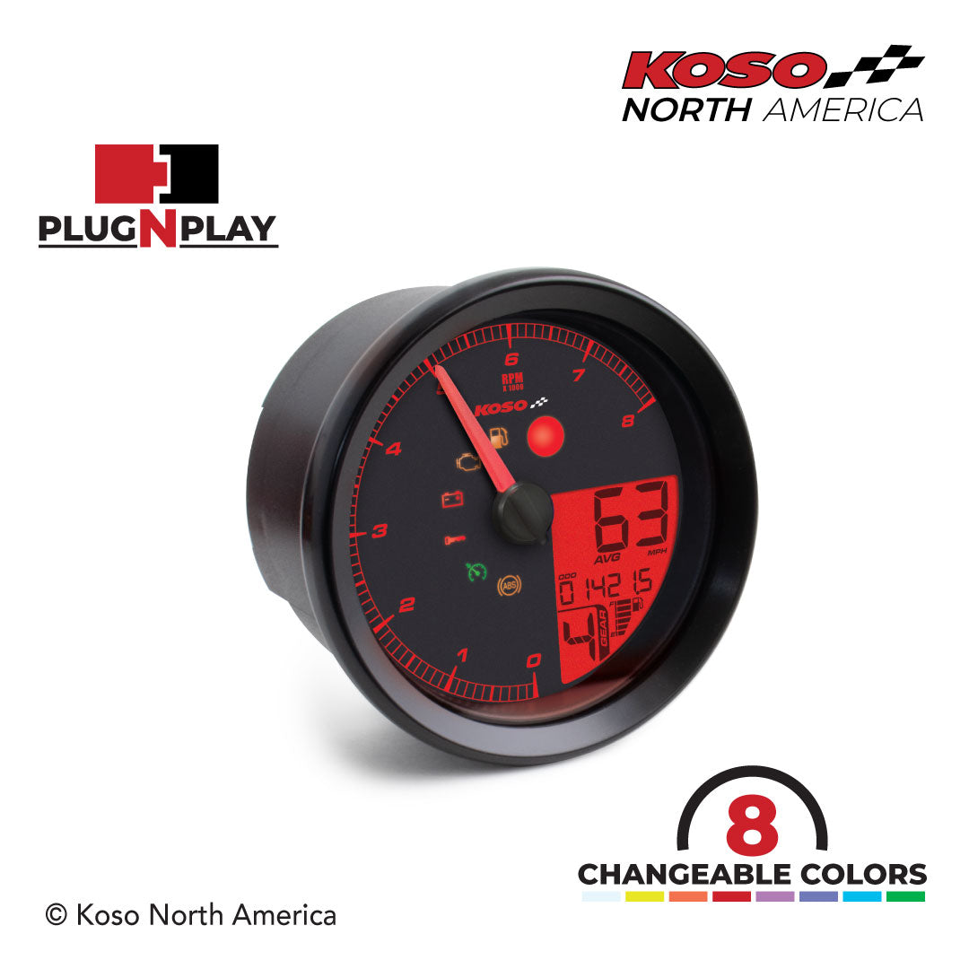 HD-04 - 4" Multifunction Meter Gauges Koso North America