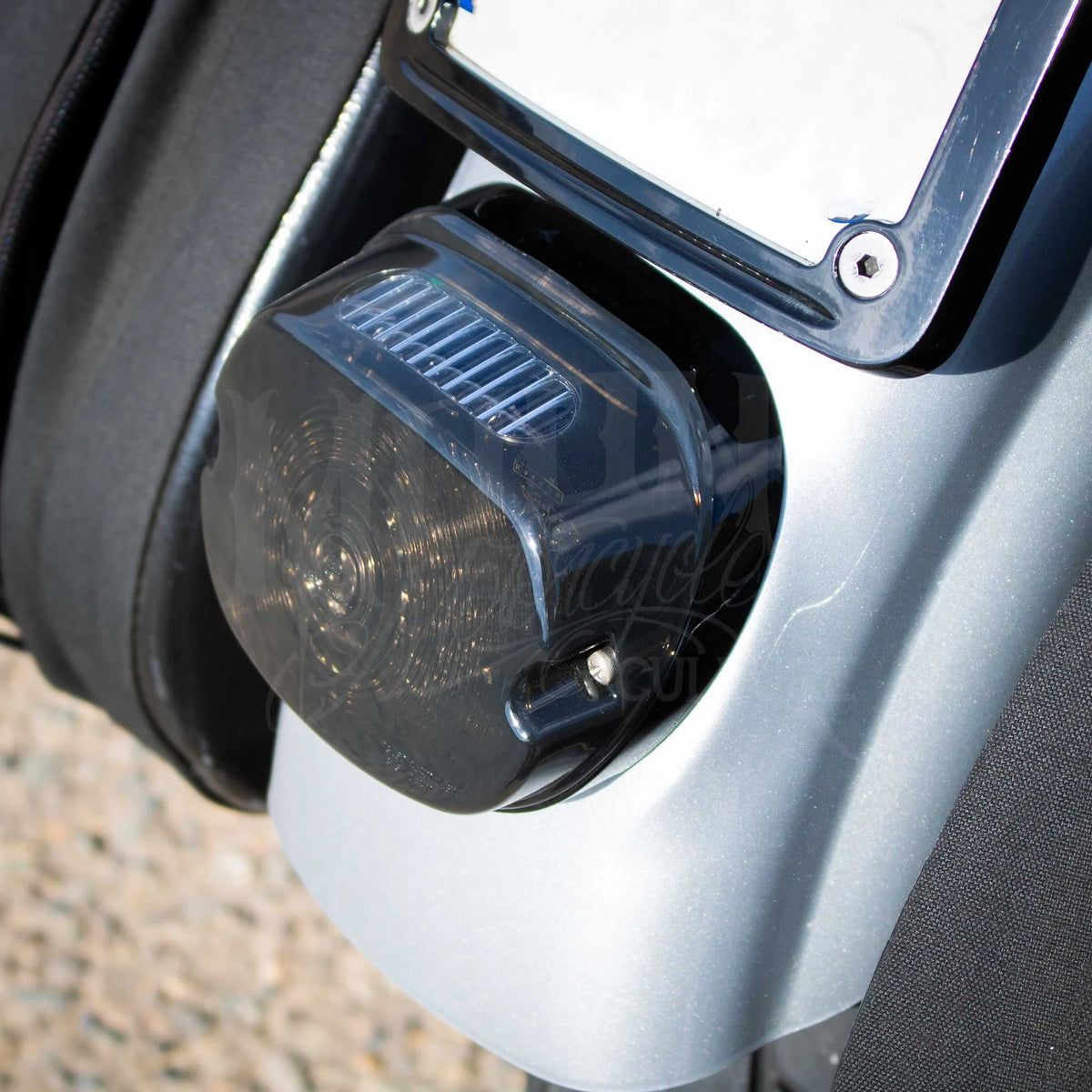 Black Tail LIght Base Plate Bezel Taillight Base Moons Mc