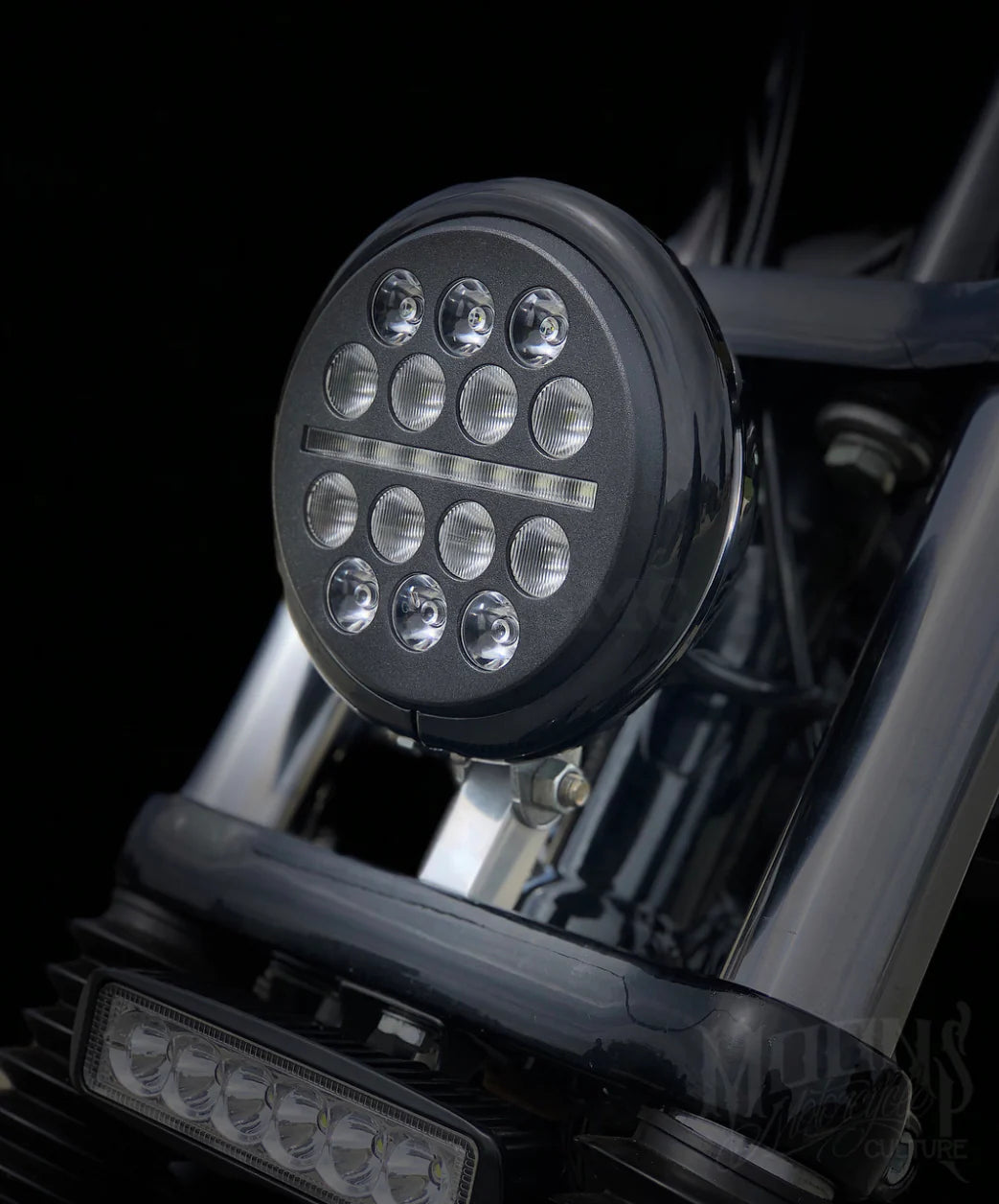 5.75" Moonmaker Fly Eye V1 LED Headlight Headlight Moons Mc
