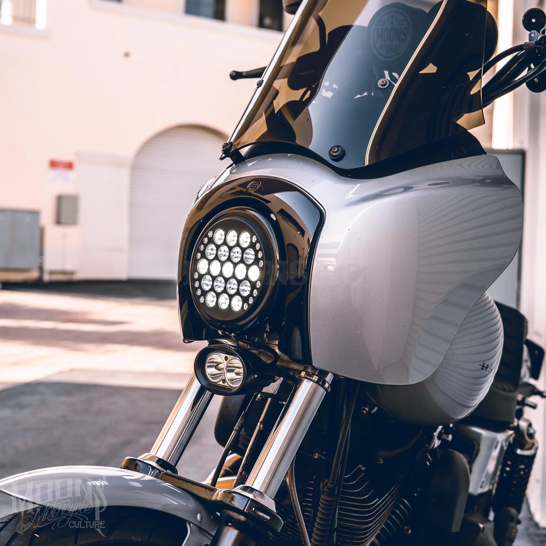 5.75" Moonmaker Fly Eye V2 LED Headlight Headlight Moons Mc