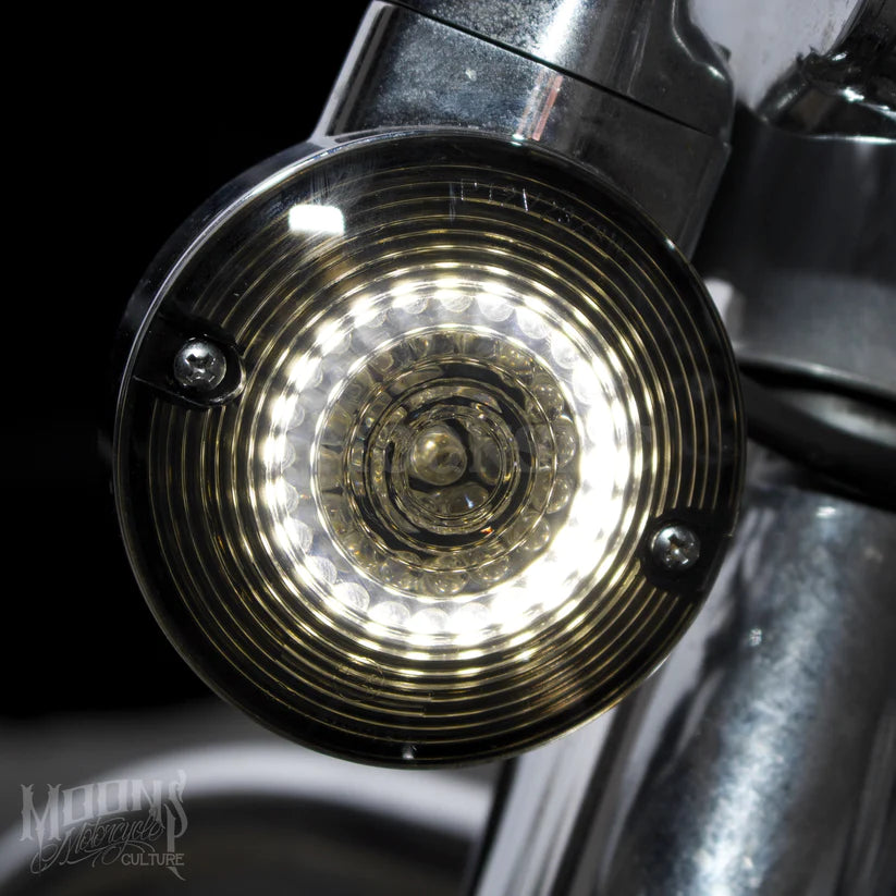 MoonPods Flat Style LED Turn Signals - Touring Turn Signals Moons Mc
