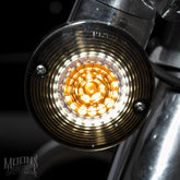 MoonPods Flat Style LED Turn Signals - Touring Turn Signals Moons Mc White/Amber 1157 (front) Yes