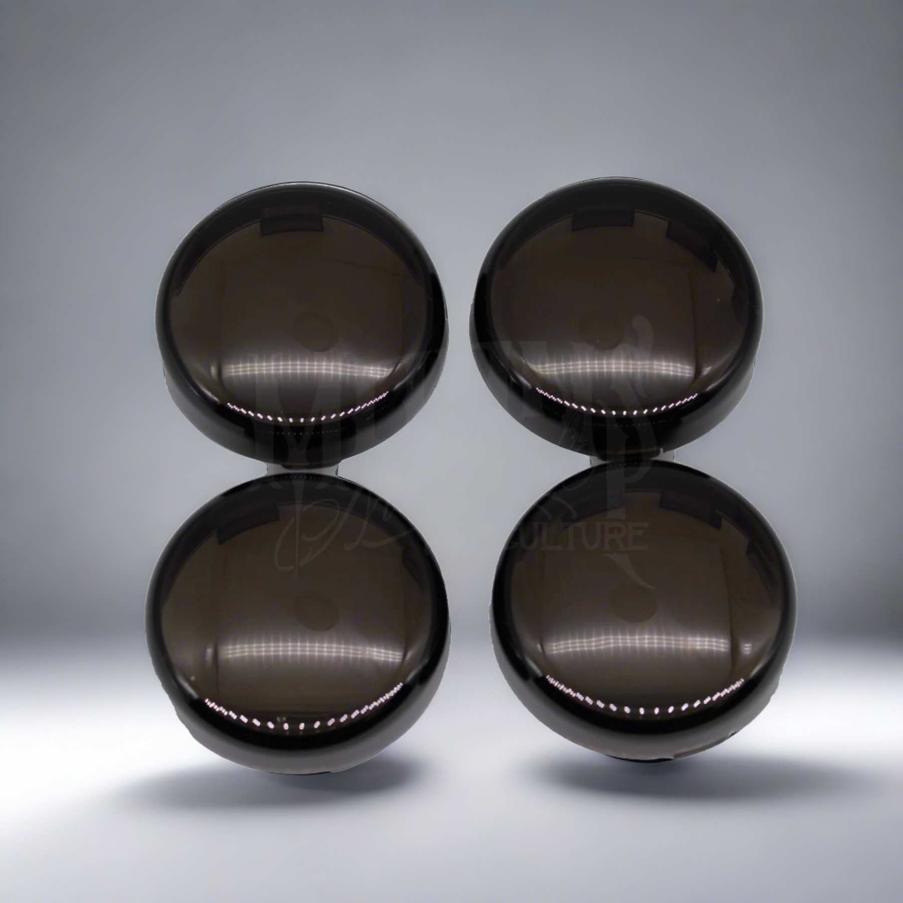 Smoked Bullet Turn Signal Lens Kit Turn Signals Moons Mc
