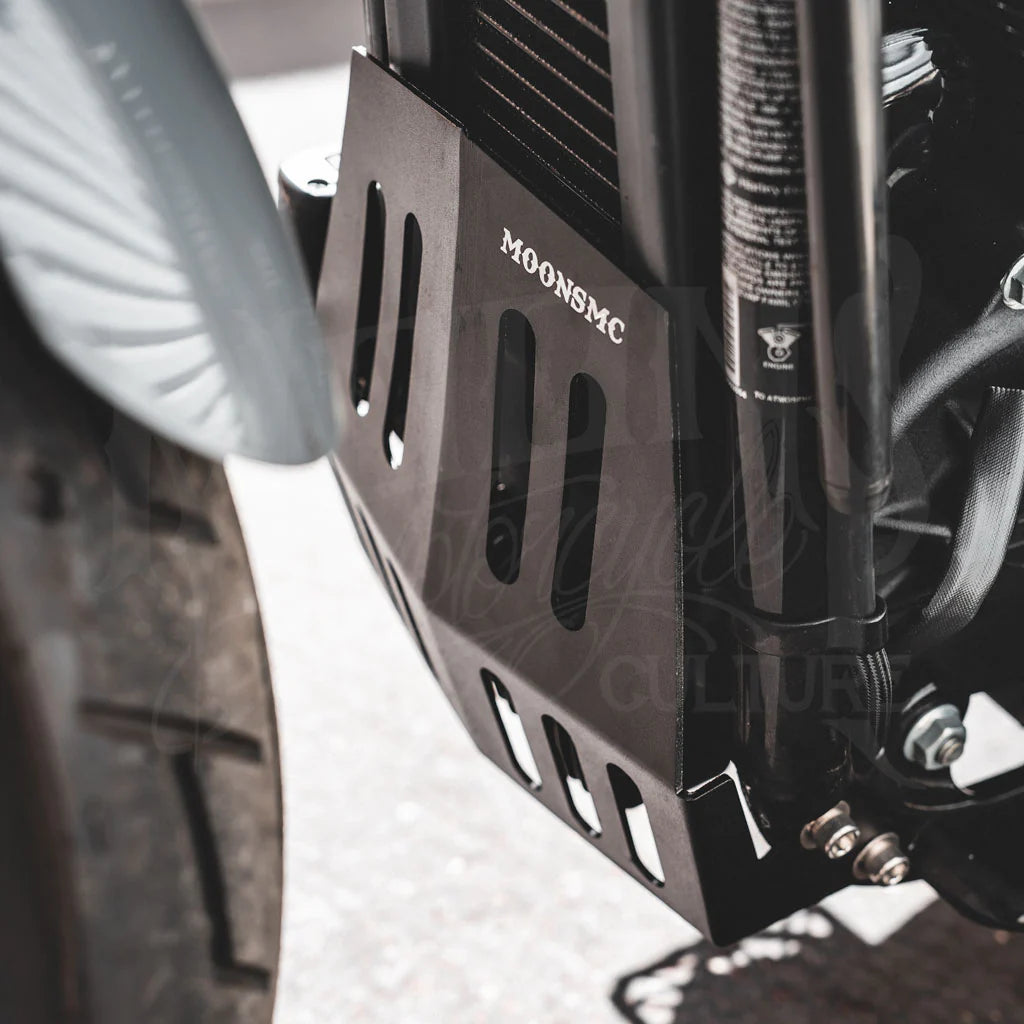 Skid Plate - 18+ Softail Skid Plate Moons Mc